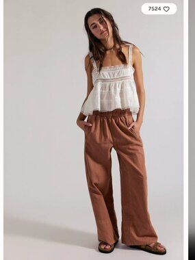 Free people wide leg pant